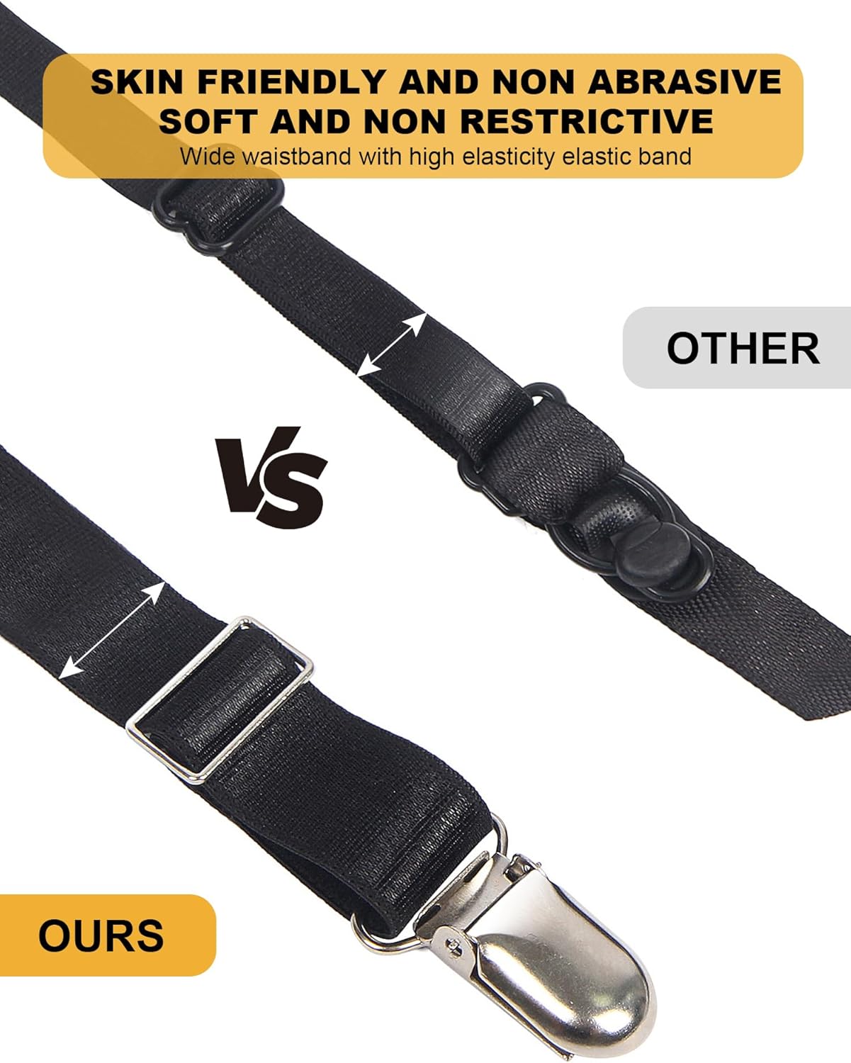 Women Floral Lace Garter Belt Plus Size Mesh Suspender Belt Set with 4 Straps Metal Clip for Thigh Highs - Image 8