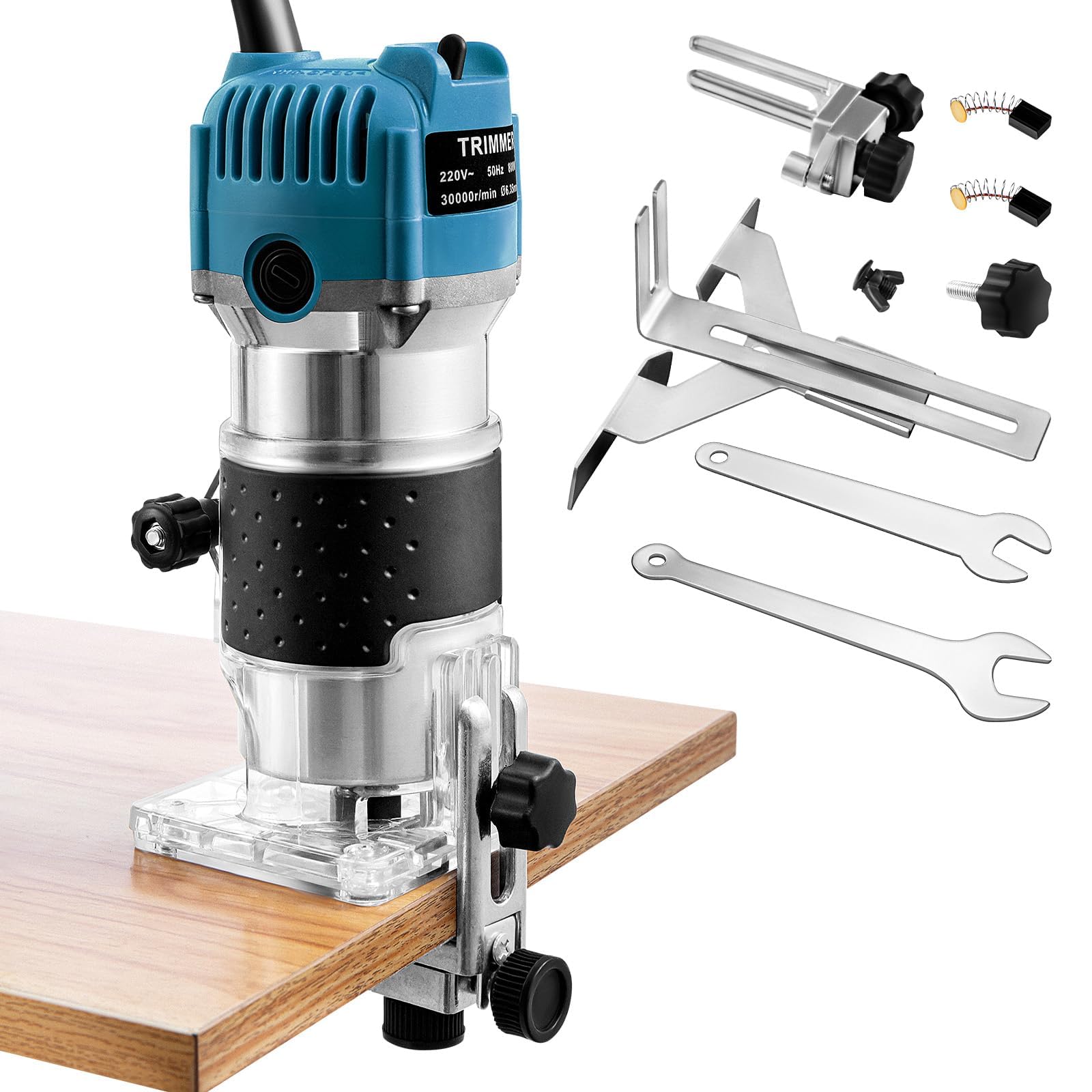 SUNNYNEST 1/4" Electric Palm Router – 30,000 RPM High-Speed Trimmer for Wood and Laminate Flooring