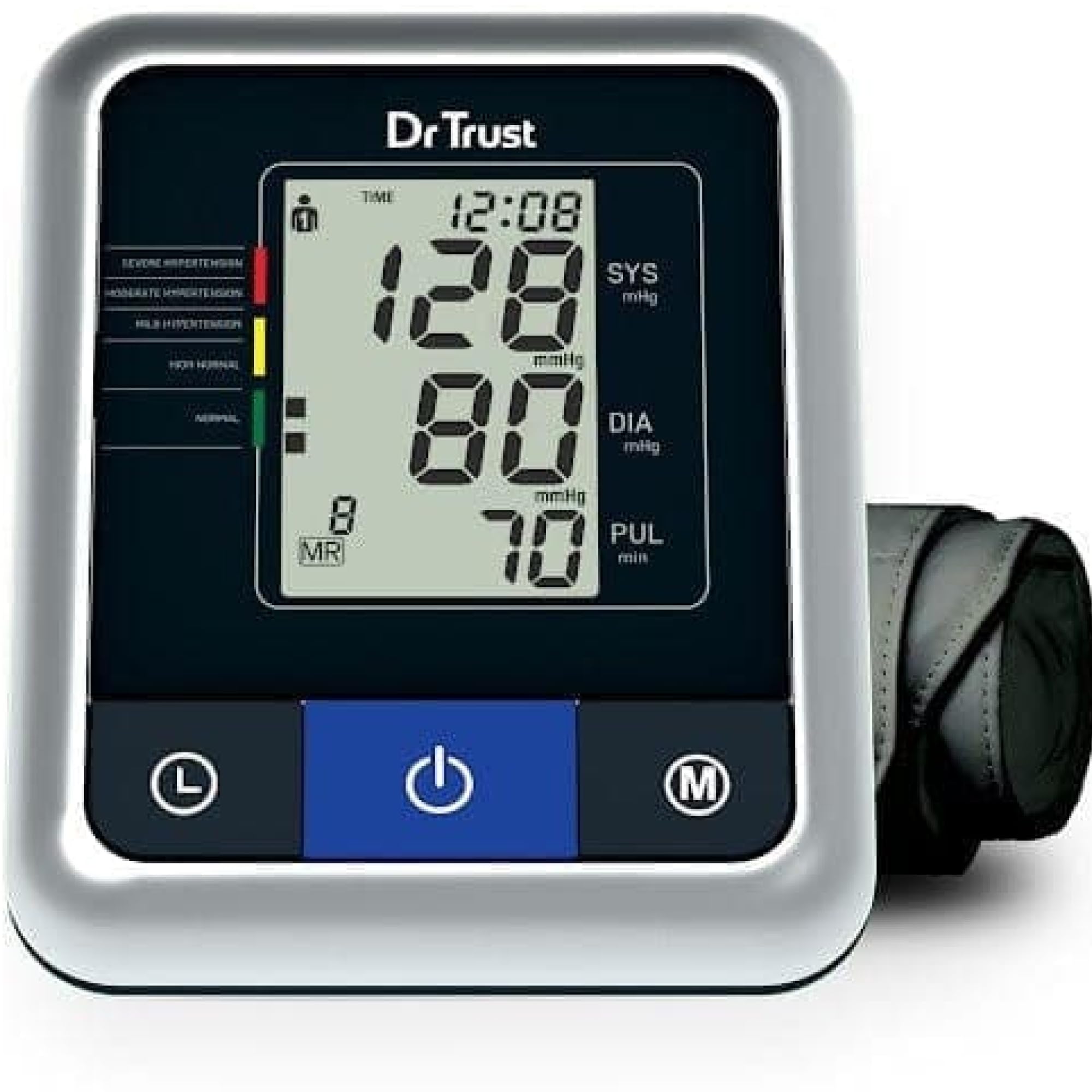 Dr Trust USA BP Check Digital Blood Pressure Monitor Machine with MDI Technology-122(Black)-picture-36