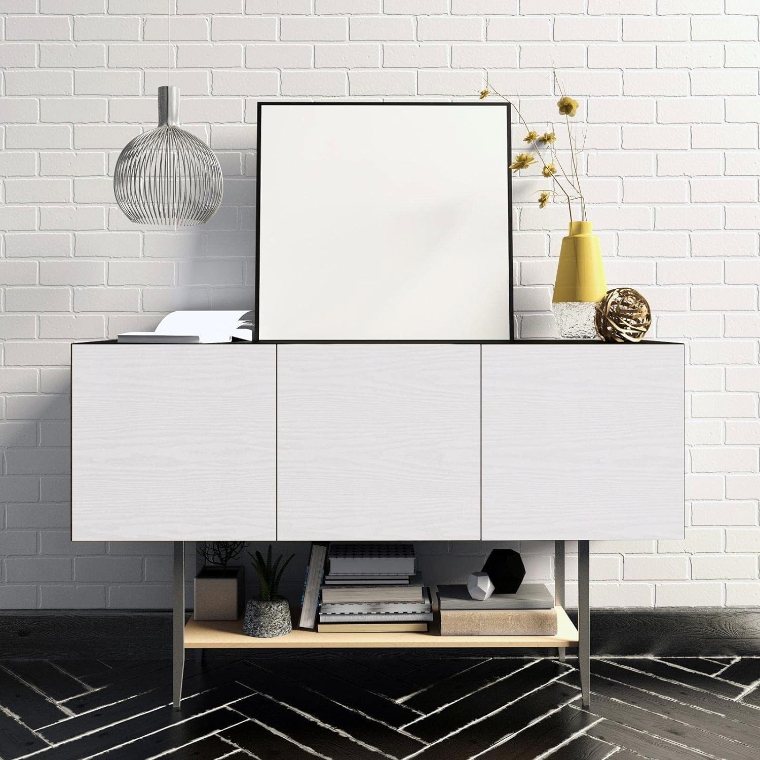 Livelynine 40CMx10M Zelfklevende Folie Houtlook Beuken Meubelfolie
