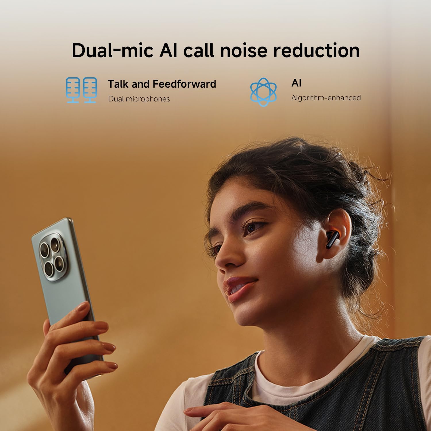 Redmi Buds 8 Active, Wireless Earphones with Semi-in-Ear Design, 14.2mm Titanium Diaphragm Drivers, Bluetooth 5.4, 37H Long Battery Life, Dual Mic AI Noise Cancellation, Google Fast Pair, White