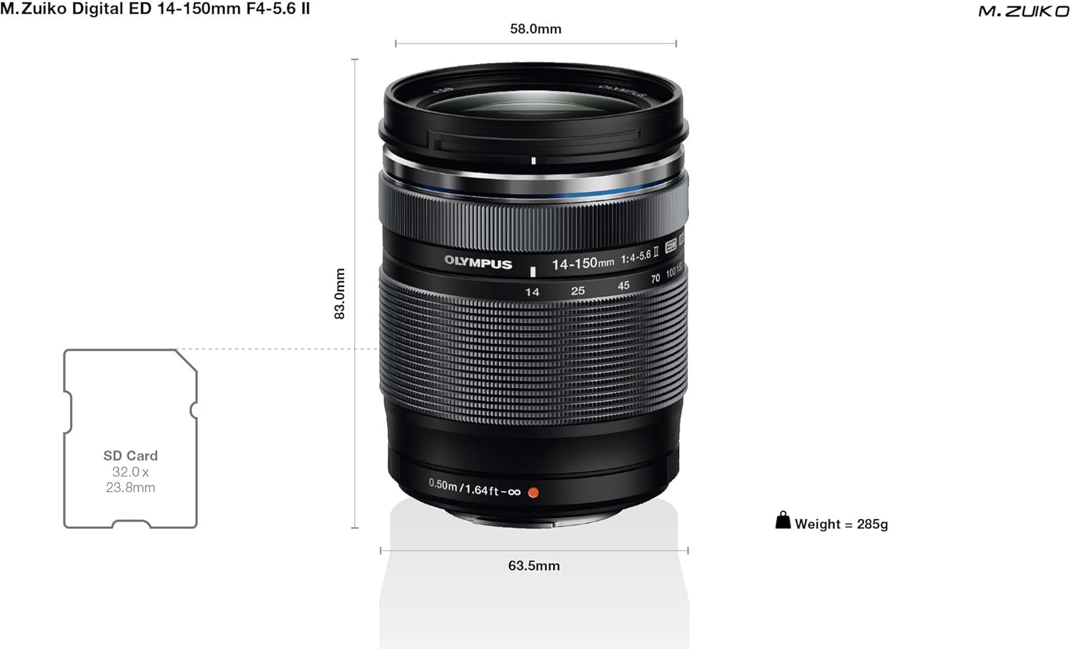 Limited Olympus M.ZUIKO Digital ED 14-150mm F4.0-5.6 II Interchangeable Lens - International Version (No Warranty) Discount 80% Olympus M.ZUIKO Digital ED 14-150mm F4.0-5.6 II Interchangeable Lens - International Version (No Warranty)