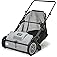 Dapper Supply 21-Inch Push Lawn Sweeper, Grass, Lawn and Leaf Cleanup Collector with Large 3.5 cu. ft. Hopper Bag, Durable Wh