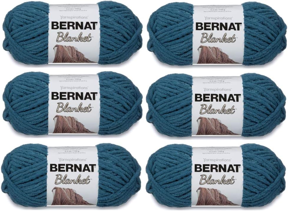 Bernat Blanket 6 Pack (Dark Teal)