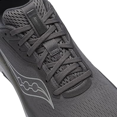 Saucony Men's Echelon 10 Sneaker, Carbon/Black, 8.5 X-Wide