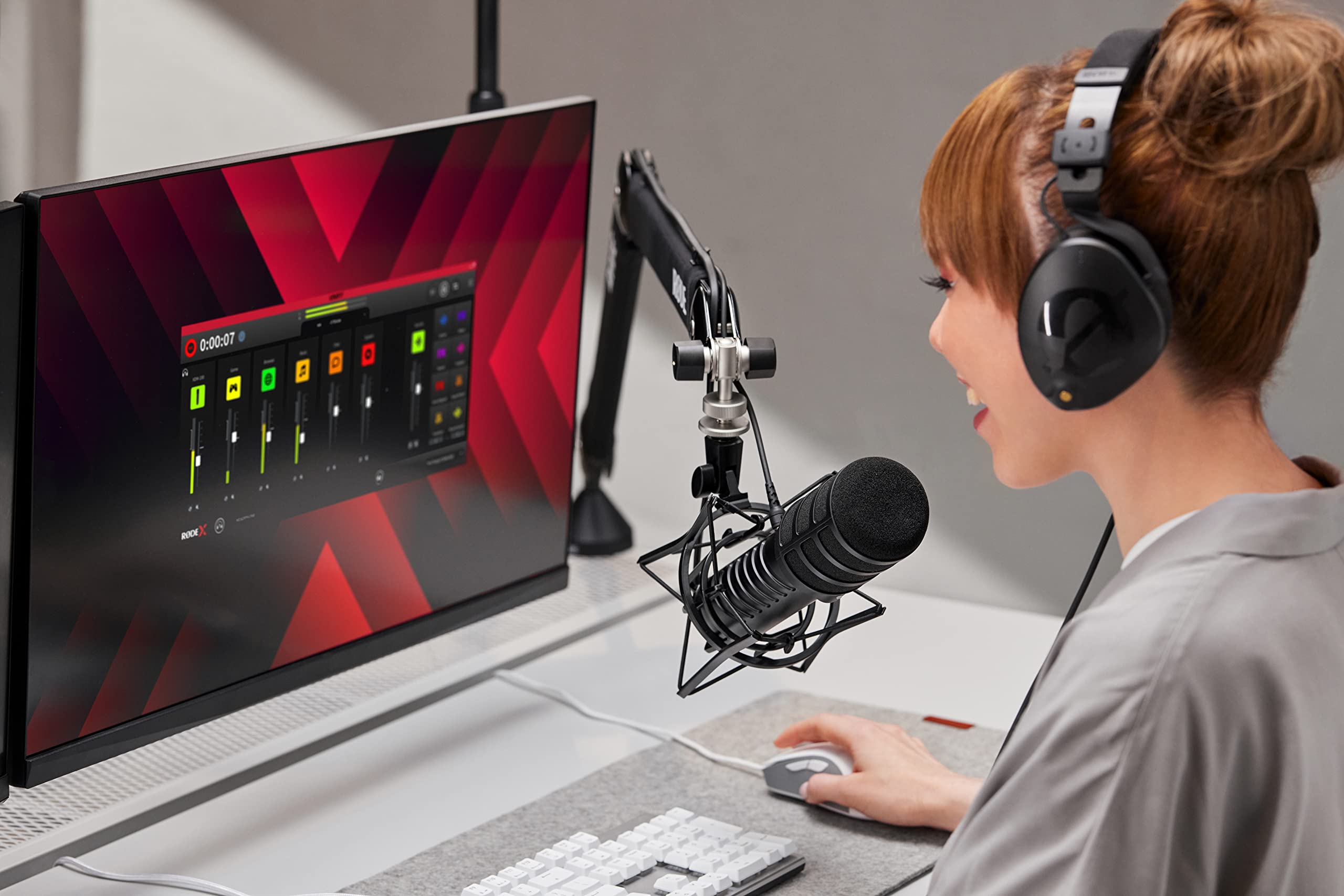 RØDE X XDM-100 Professionelles dynamisches USB-Mikrofon und virtuelle Mixing-Lösung für Streamer und Gamer