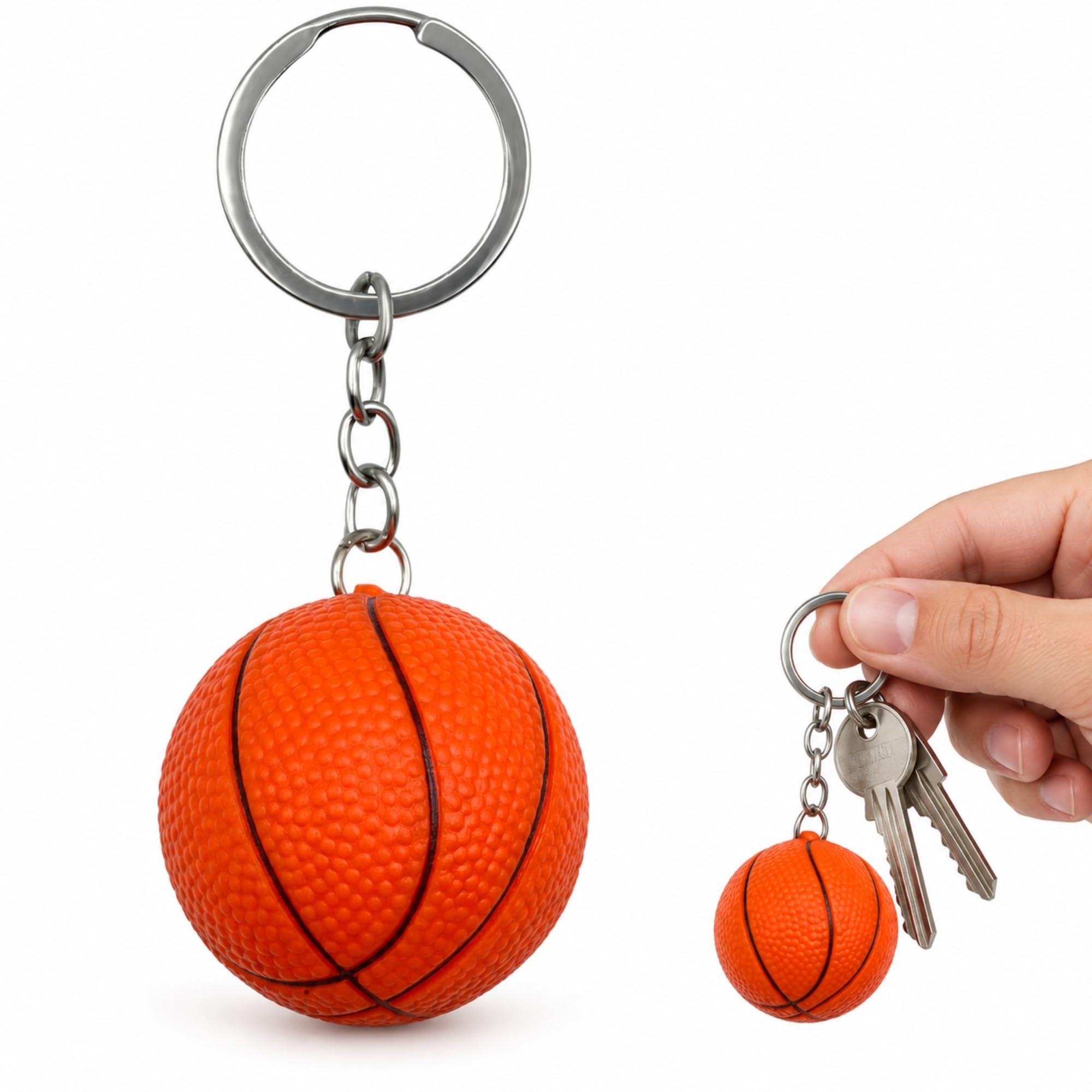 Llavero Baloncesto, Llavero pelota Basket, KeyChain Basket, 1 Unidad - imagen 1