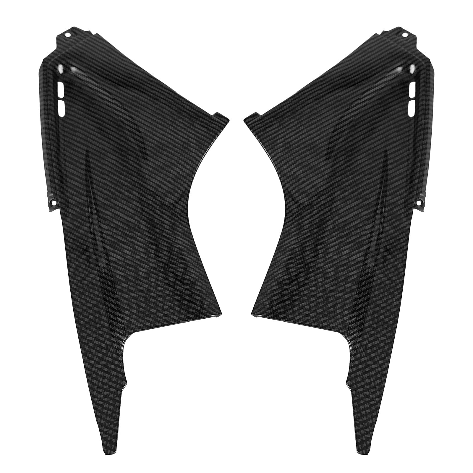 Topteng Gas Tank Side Trim Cover Panel Fairing Cowl Apto para Yamaha YZF R6 2003-2005 Carbon
