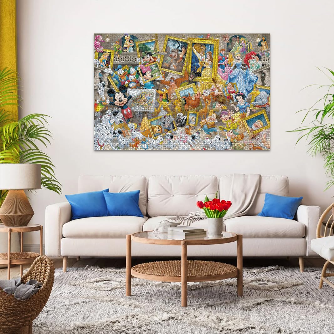 Ravensburger Puzzle 17432 - Mickey als Künstler - großes 5000 Teile Puzzle mit vielen bekannten Disney-Figuren, eine tolle Herausforderung für Disney-Fans und Puzzle-Profis ab 14 Jahren