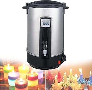 NOLLAM Electric Wax Melter for Candle Making, 8-35L Large Electric Wax Melting Pot, Commercial Candle Maker Machine with Pour Spoutfor and Temperature Control for Business or Home,8L