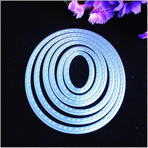 Miniatura 5 de Mvchifay Plantillas de metal para álbumes de recortes, herramienta de bricolaje para manualidades, acero al carbono, plantilla de estampado para