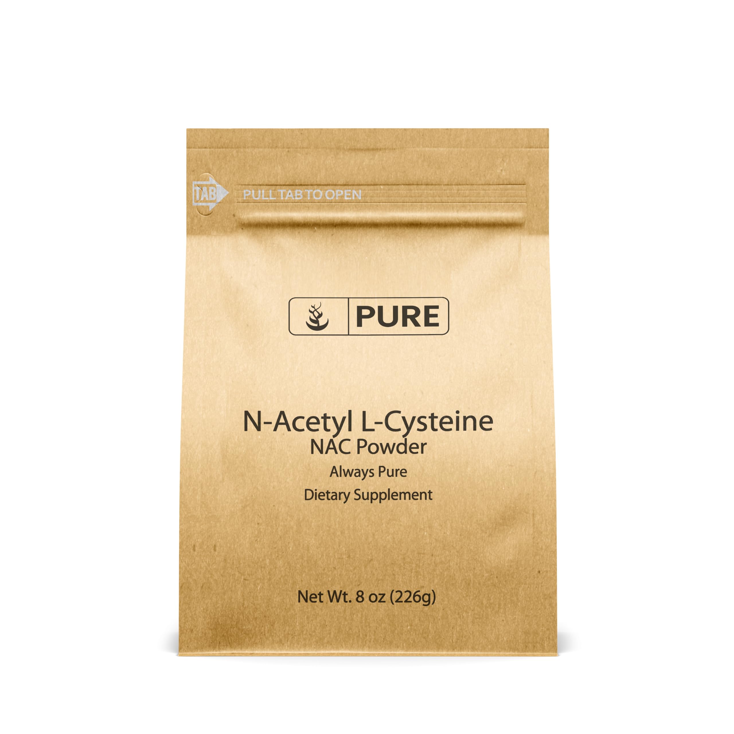 PURE ORIGINAL INGREDIENTS, Nac N-Acetyl L-Cysteine Powder, 8 Oz 8 Ounce (Pack of 1)