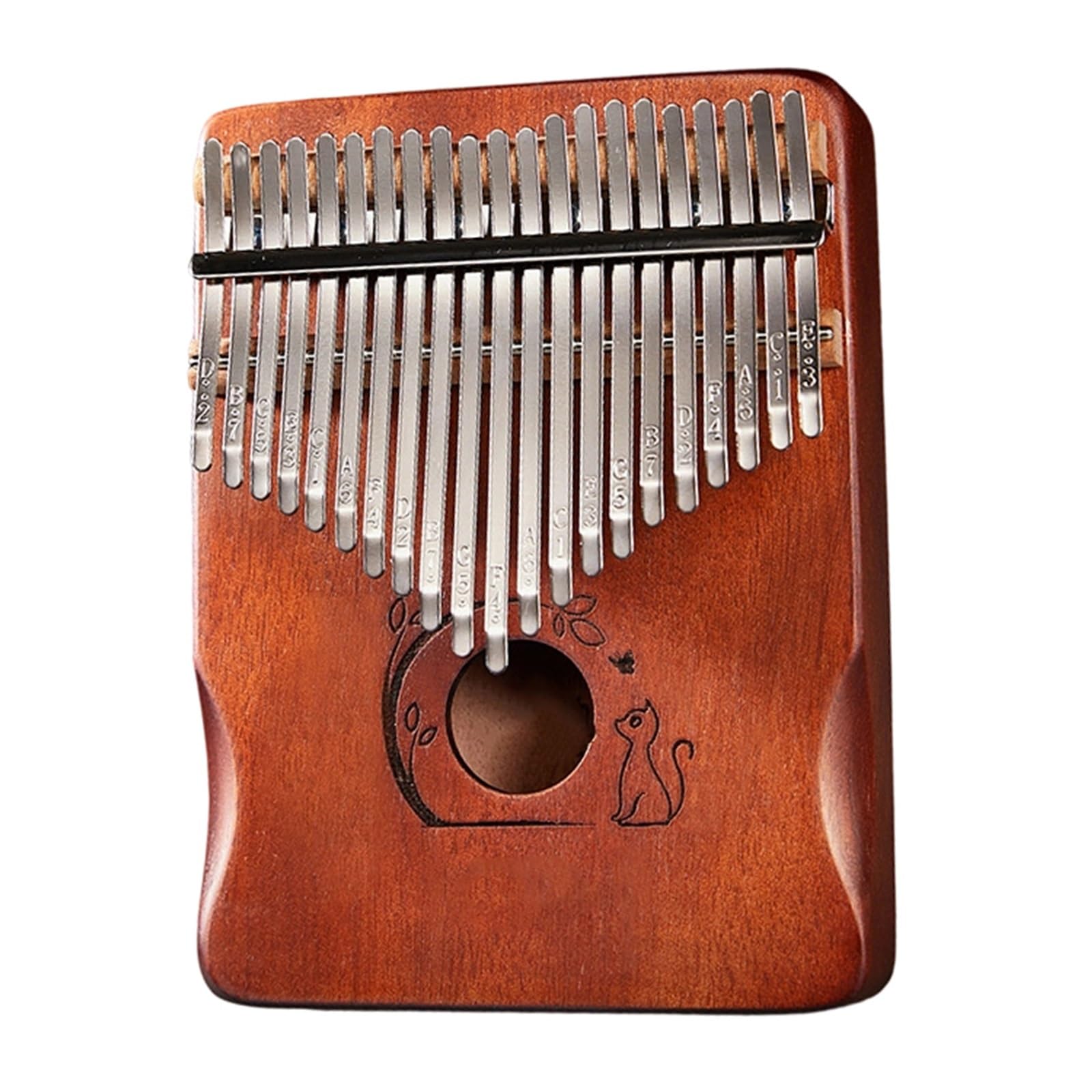 Kalimba Mogano Thumb Piano 21 O 17 Note Strumento Professionale Per Principianti(2)
