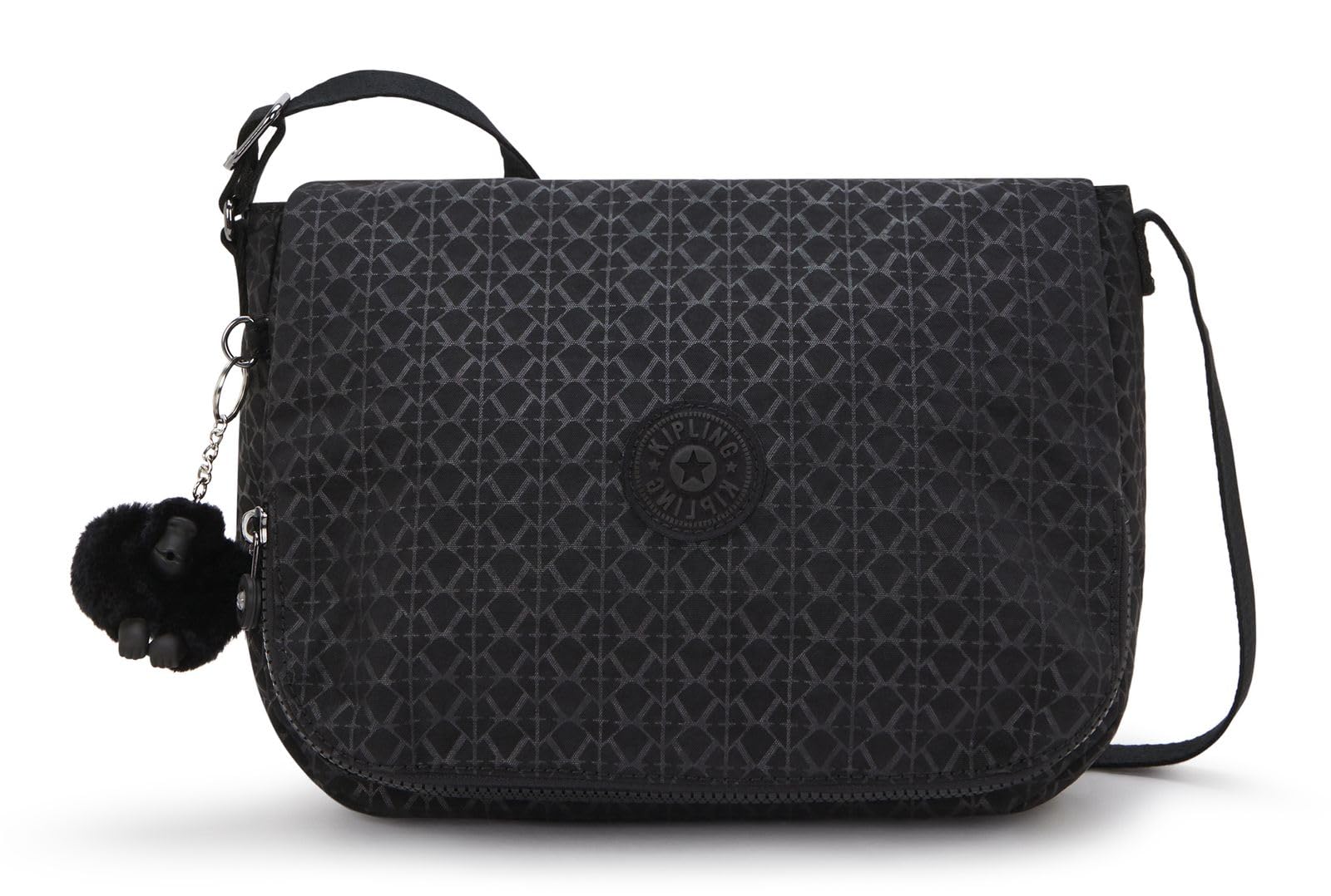 Kipling EARTHBEAT M Medium Crossbody Bags, Signature Emb (Black)