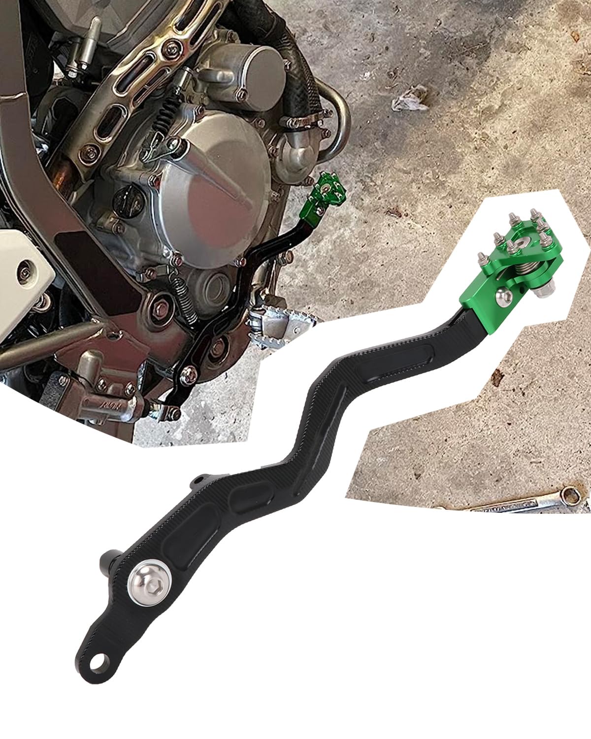 交渉中、新規受け付け中止KLX250 Amazon.com: NACORE Motorcycle Rear Brake Pedal Foldable Foot Brake