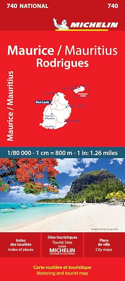 Mapa National Maurice / Mauritius