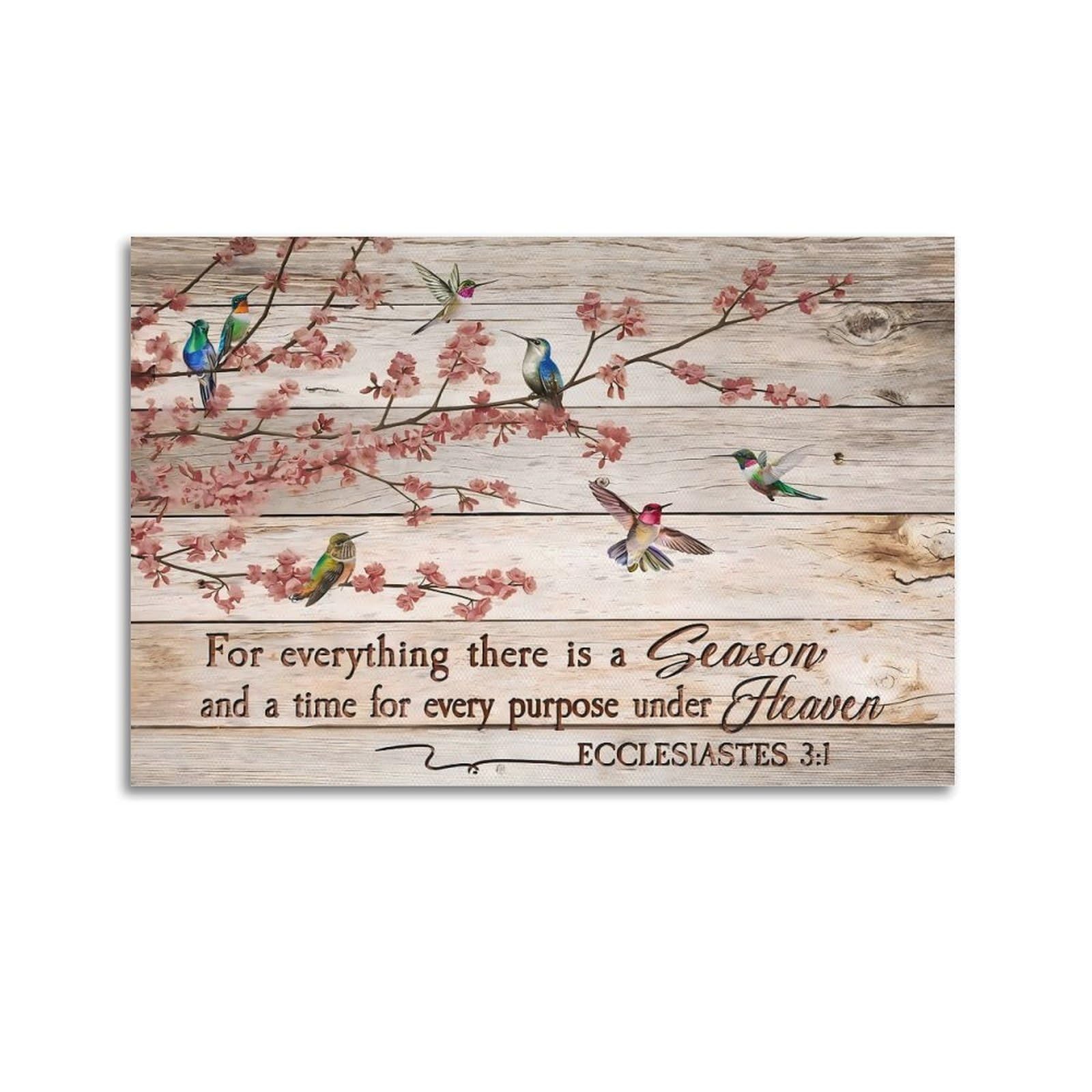 xiaoxiaoshen For Everything There Motivational Canvas Poster Wall Art Prints Room Aesthetic Murals Bedroom And Living Decorations 20x30inch(50x75cm)