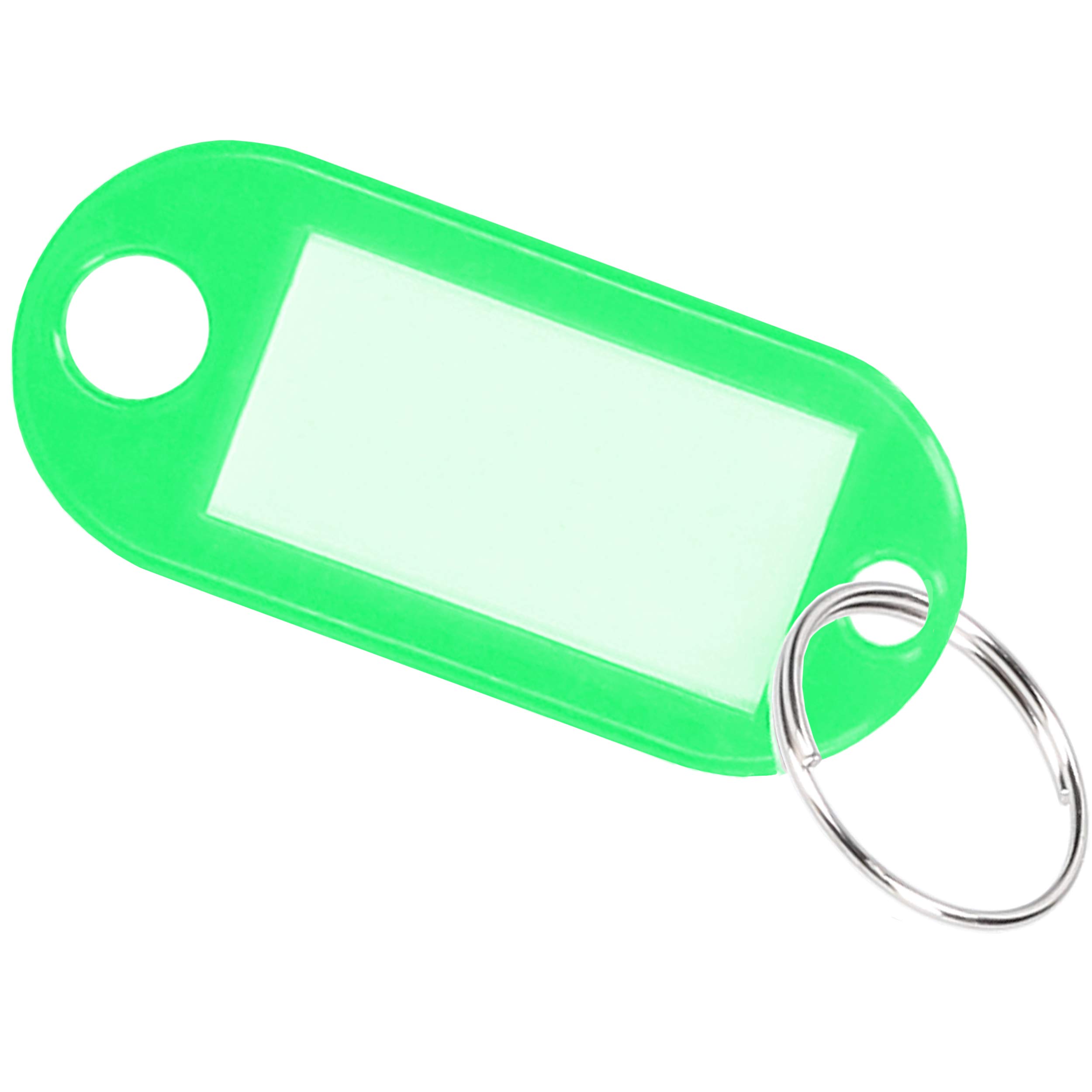 mumbi 5 x Key Fob Key Tags Can Be Written On Green