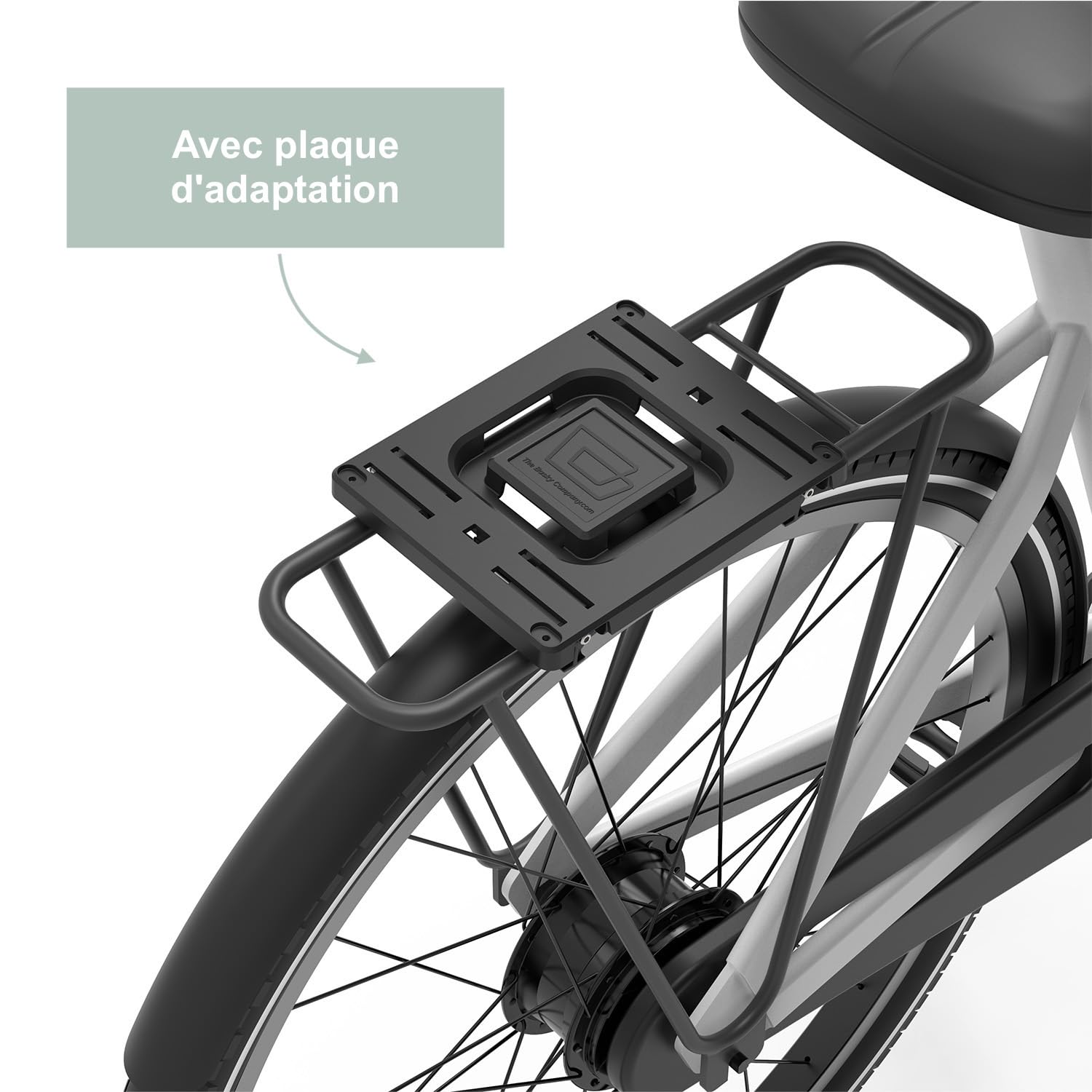 Basky Basket Panier à Vélo Arrière et Avant | Amovible | Motif Dessin | Caisse pour vélo & e-Bike | Adaptable avec Système de Clic et Verrou intégré | Matériaux Durables
