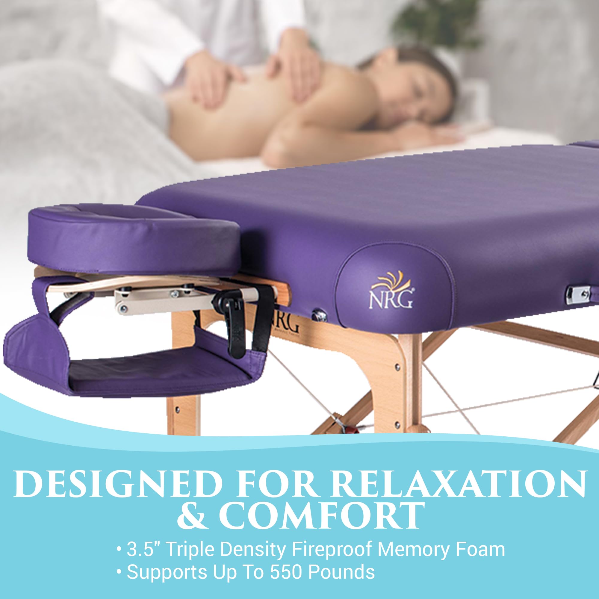 Deluxe Lightweight Portable Massage Table Bed Couch 28 Width 9cm