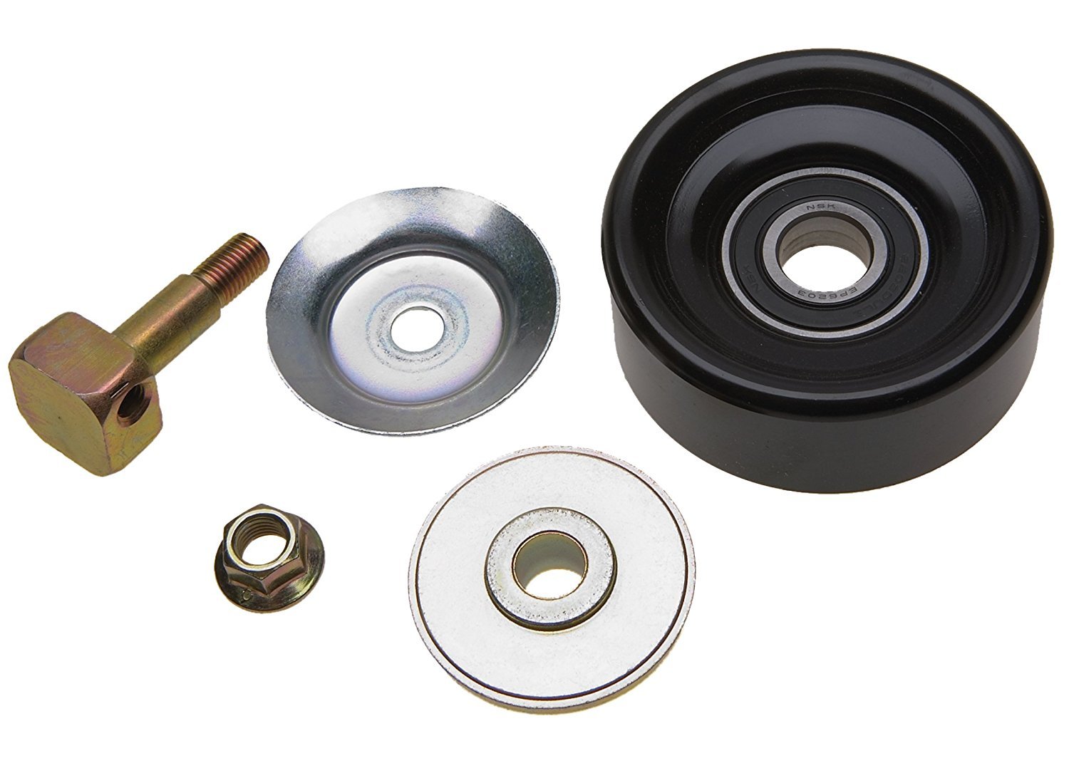 ACDelco 36142 Professional Idler Pulley with Bolt, 2 Dust Shields, and