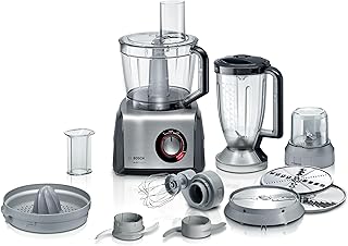 Bosch MultiTalent 8 Robot da Cucina Multifunzione Compatto - Oltre 50 Funzioni, 1250 W, Ciotola 3.9 L, Accessori per Tagliare, Macinare, Impastare, Grattugiare e Montare, Spremiagrumi e Frusta
