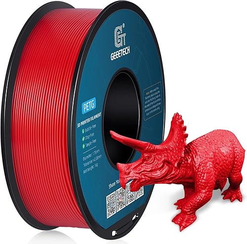 Miniatura 56 de Geeetech Filamento TPU de 1.75mm, Shore 95A – Filamento flexible para impresora 3D con alta elasticidad, carrete de 1KG (2.2lbs), precisión