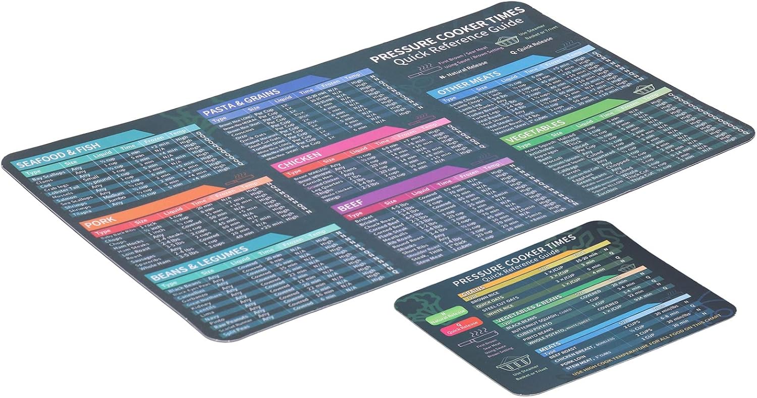Dpofirs Cooking Times Reference, Electric Pressure Cooker Quick Reference Liquid