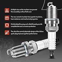 Vista 5 de A-Premium Juego de 6 bobinas de encendido y bujías de iridio compatibles con Toyota Camry 2005-2006, Sienna 2004-2006, Highlander 2004-2008 y Lexuss