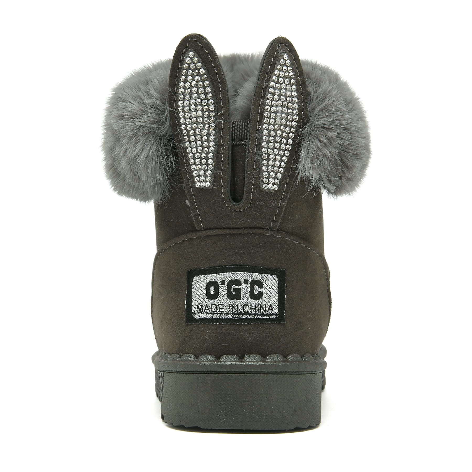 Yeeteepot Bambine e Ragazze Carino Stivali da Neve Calda Foderati Stivaletti Inverno Morbide Piatto Stivali Bambini Pelliccia Antiscivolo Boots