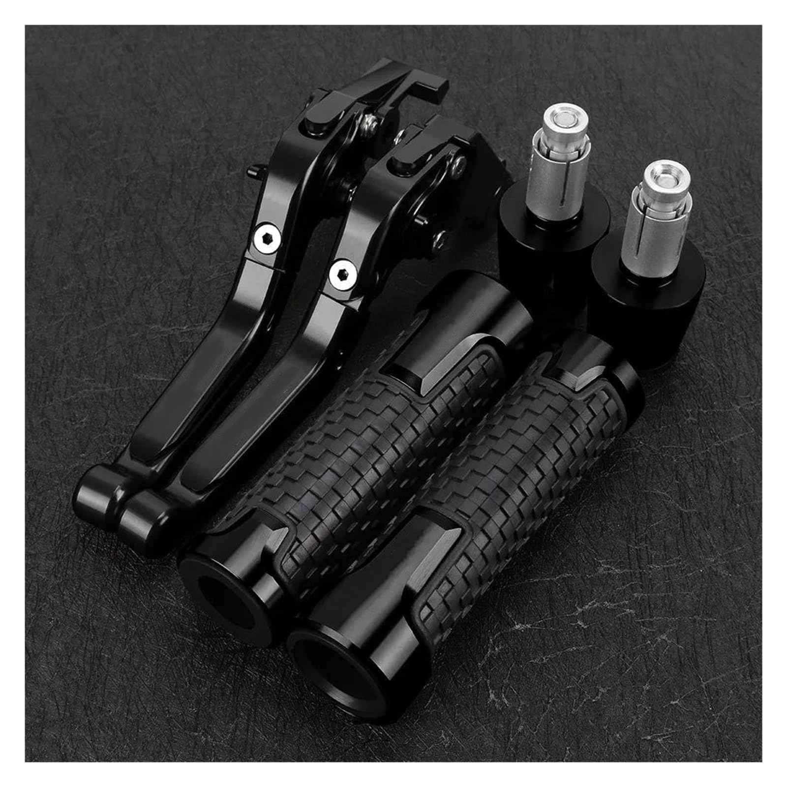 MAMXVKVZEU Motorbike Brake Clutch Handle Levers for Suzuki GSXR1000 K7 K8 GSXR GSX-R 1000 GSX R1000 2007 2008 Motorcycle Clutch Brake Lever Handlebar Grips Ends(A7)