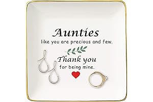 Aunt Like You Are Precious and Few Ceramic Jewelry Tray