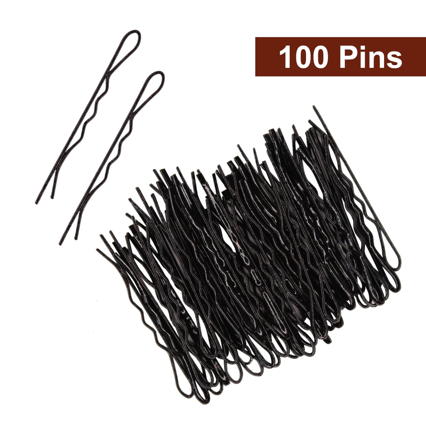 Kabello Bobby Hair Pins for Women Bobby Hair Pins Elegant Hair Pins Hairpins Styling Accessories (Pack of 100)
