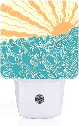 Miniatura 10 de Luz nocturna de camiones de dibujos animados, luces nocturnas enchufables con sensor de atardecer a amanecer para escaleras, pasillo, dormitorio,