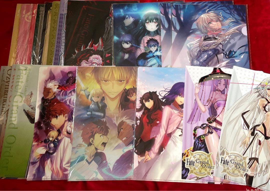 FGO Fate クリアファイルセット Amazon.co.jp: FGO クリアファイル19枚セット 4N0XAQU0 : おもちゃ