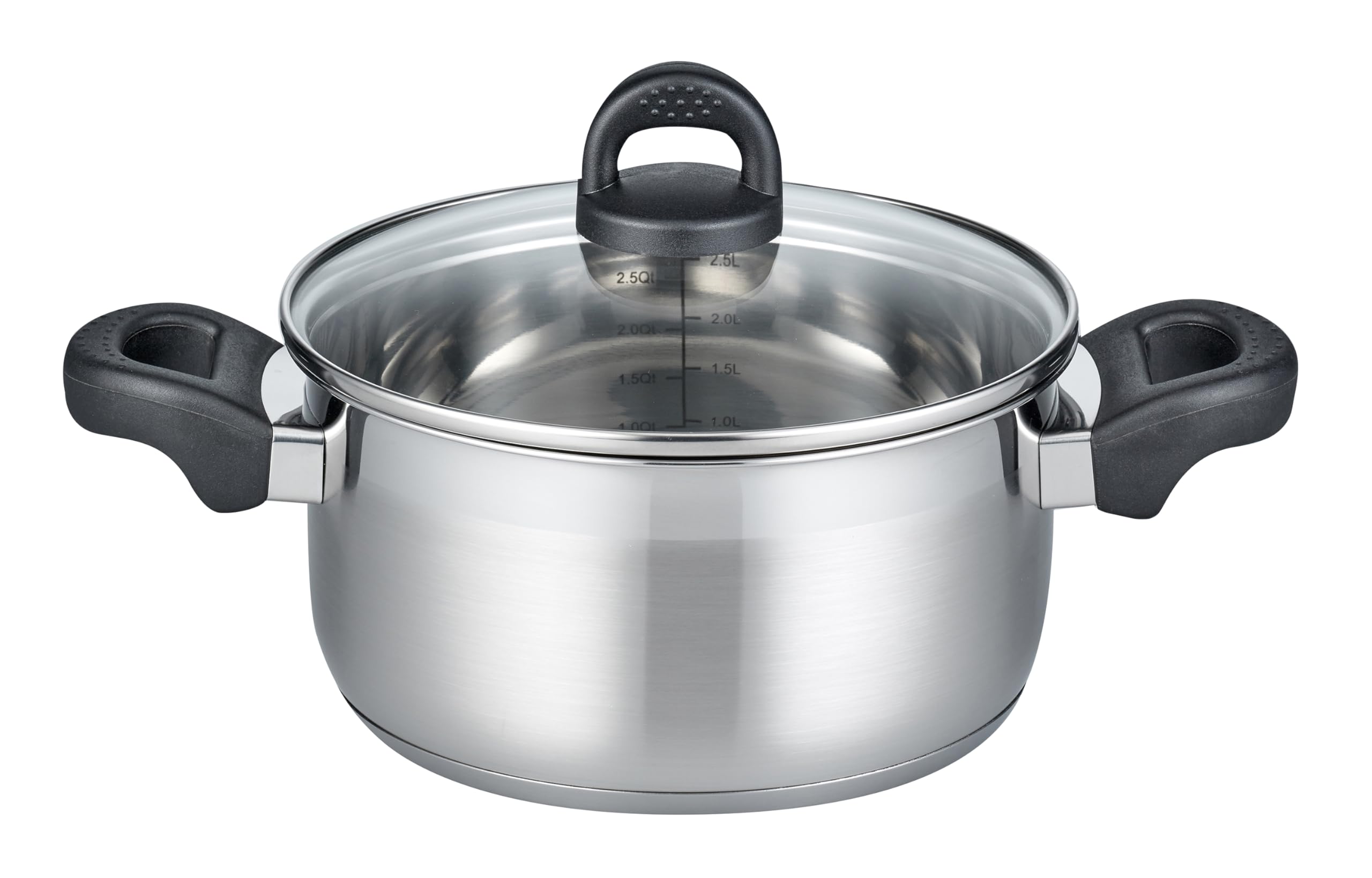 ELO Fleischtopf Turmalin 16 cm, Edelstahl - Induktion, Literskala