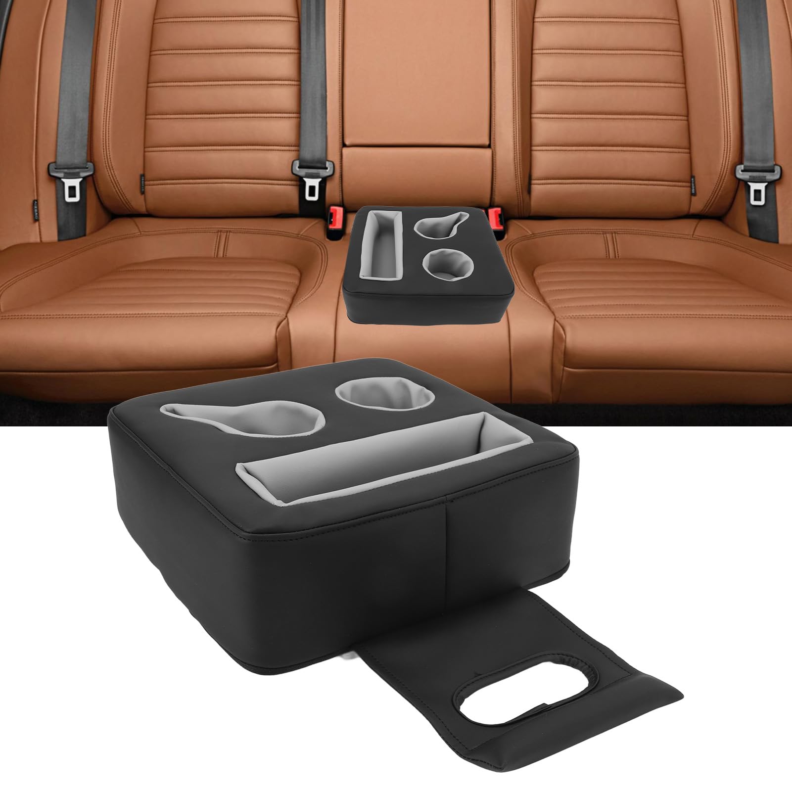 Bank Bekerhouder Kussen Organizer Lade Comfortabele Achterbank Bekerhouder voor Boten Slaapbank RV RVS SUV's Kleine Auto's Klassieke Auto's,auto opslag