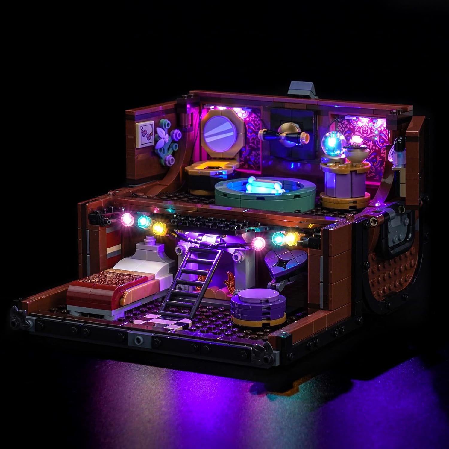 Upgraded Led Light Kit Compatible with Lego Thing's Apartment Building Set, Lights Decoration Compatible with Lego 76785 (Model Not Included)