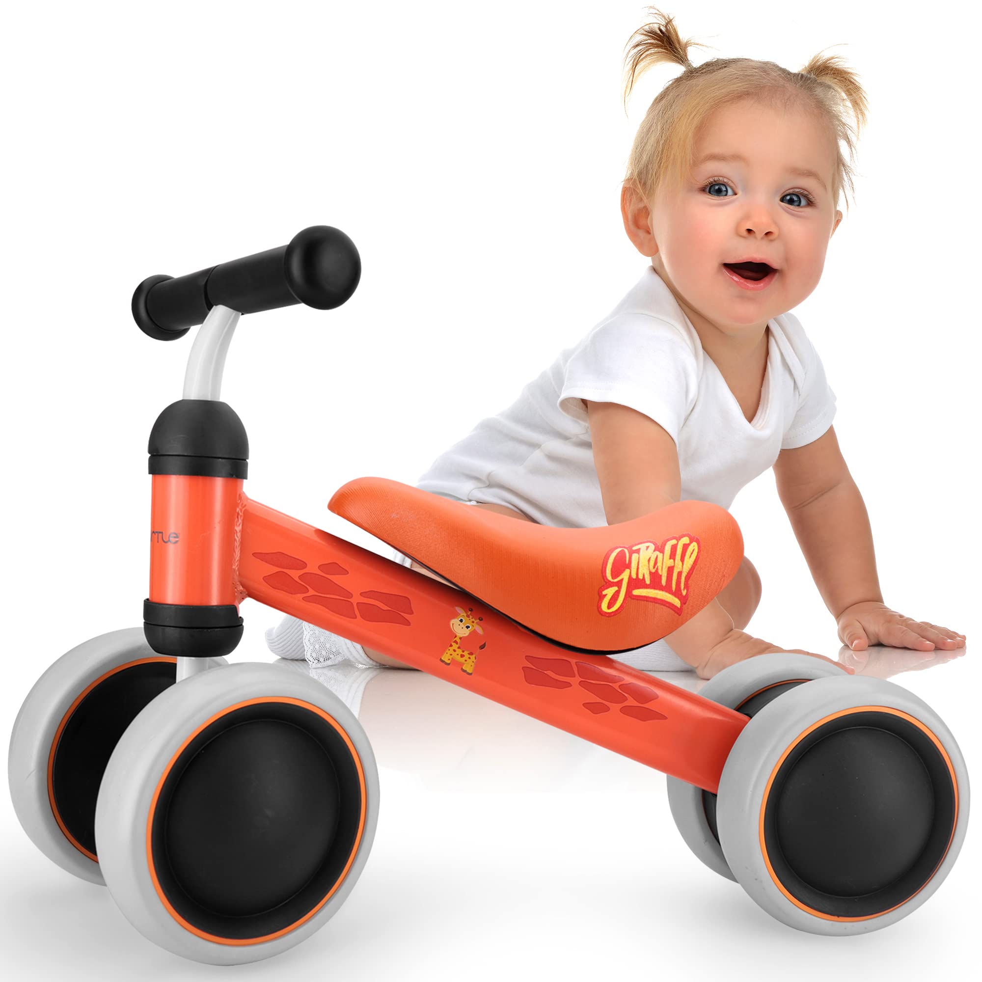 Photo 1 of 10-24 Months Baby Balance Bike - No Pedal Toddler Walker Trainer Riding Toys for Infant 1 Year Old Boys and Girls with 4 Silent Wheels