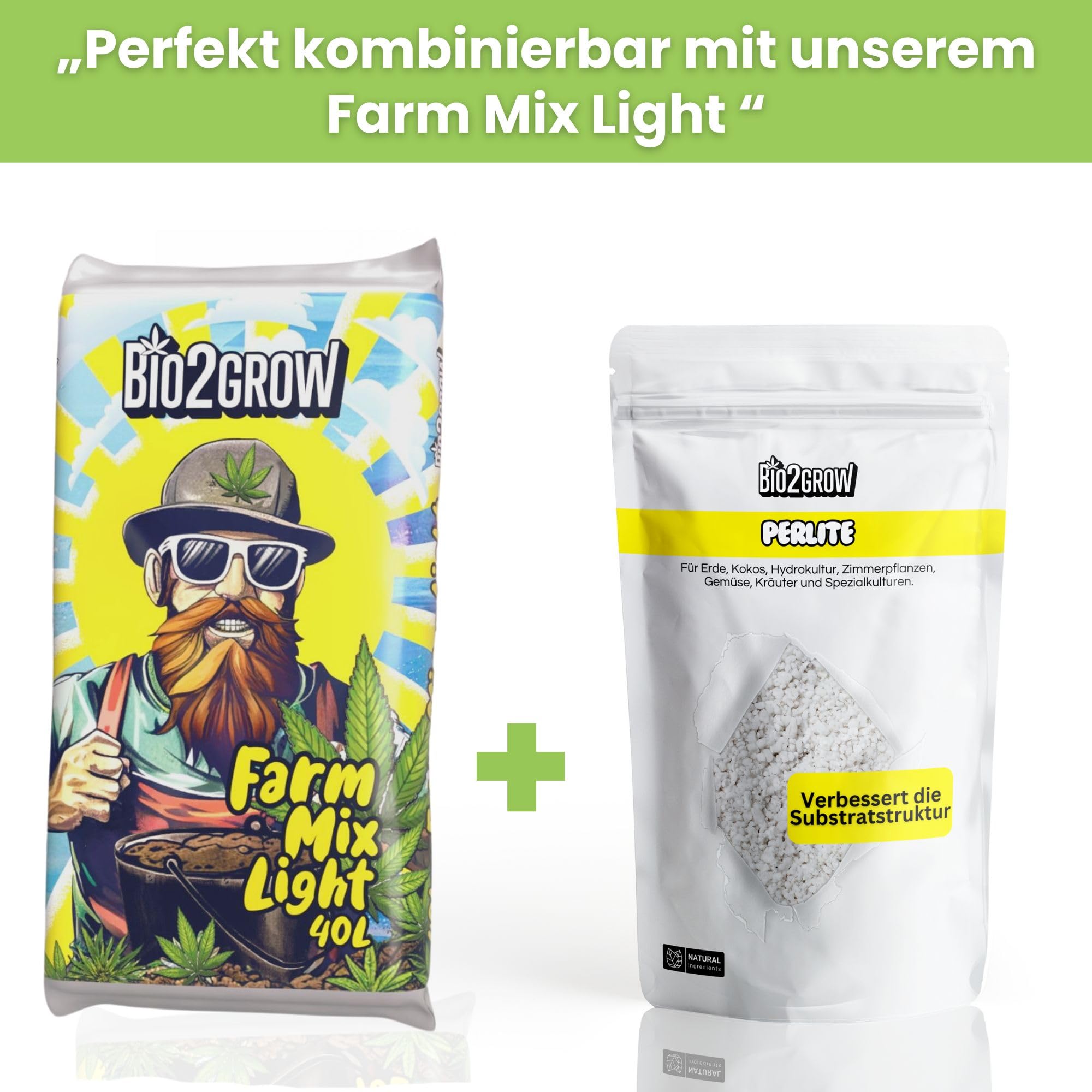 Perlite - Perlite für Pflanzen Drainage Vulkangestein Anbau Blumenerde Erde Substrat (40 Liter)
