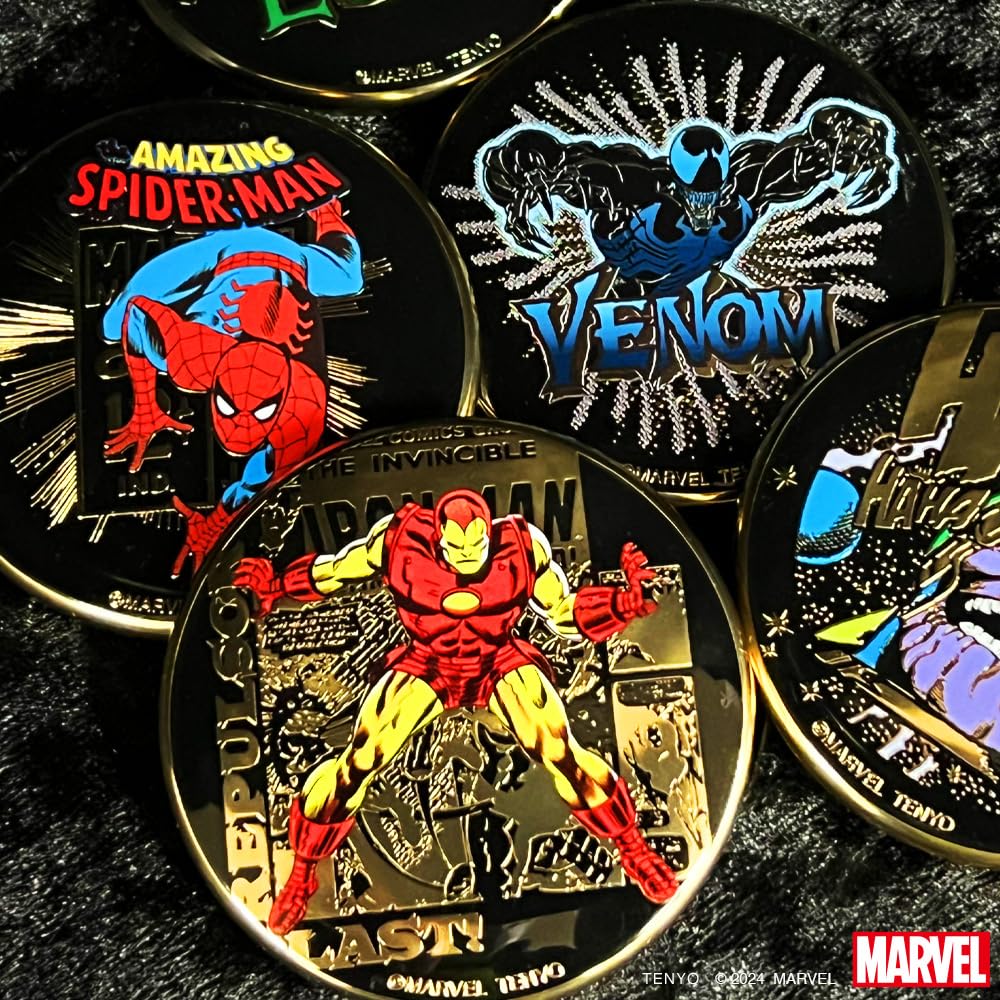 Amazon | テンヨー(Tenyo) 圧倒的な 金バッジ マーベルキャラクターVOL 