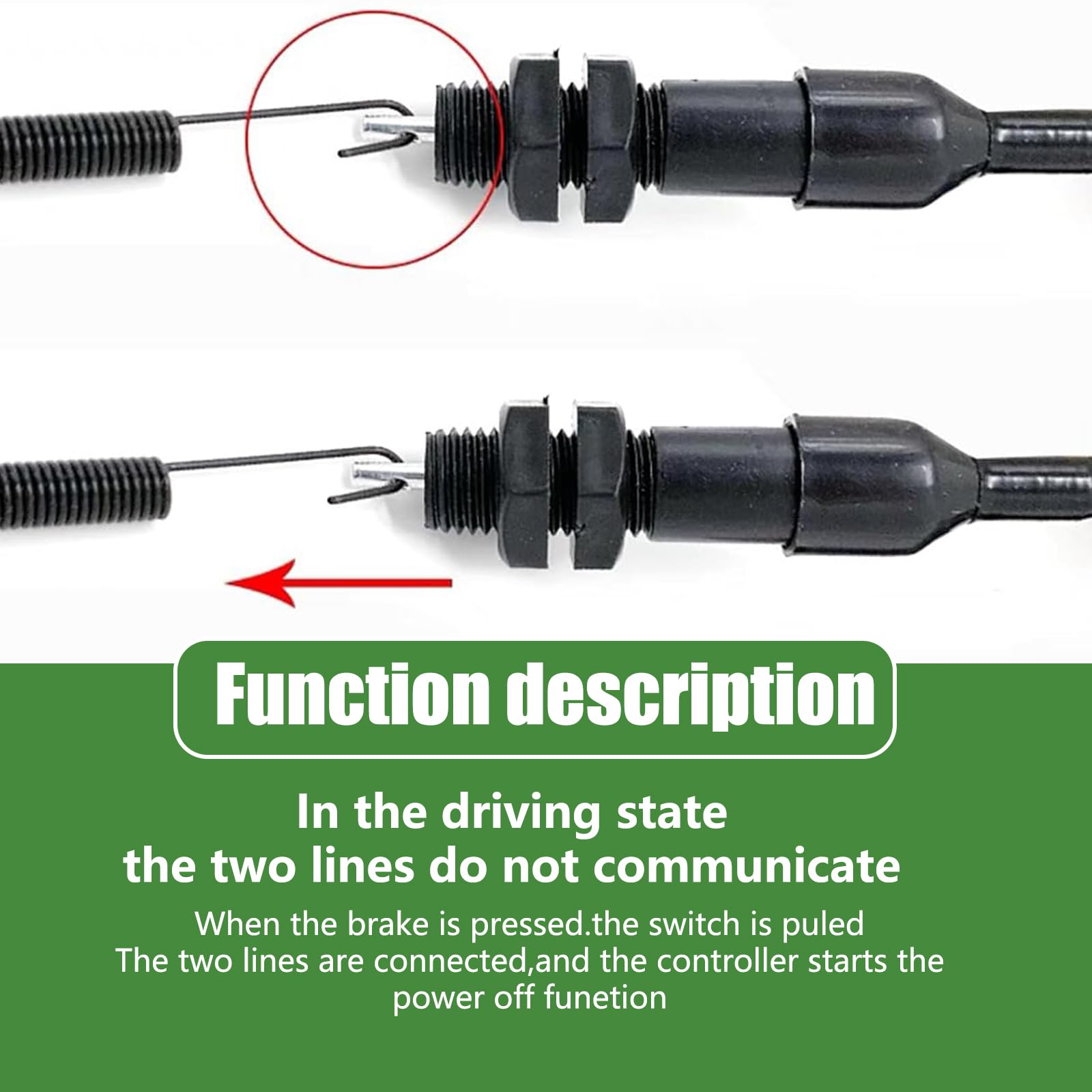 Gseigvee Drum Brake Switch Spring Kit - Brake Light Switch For Cars, Motorcycles, ATVs