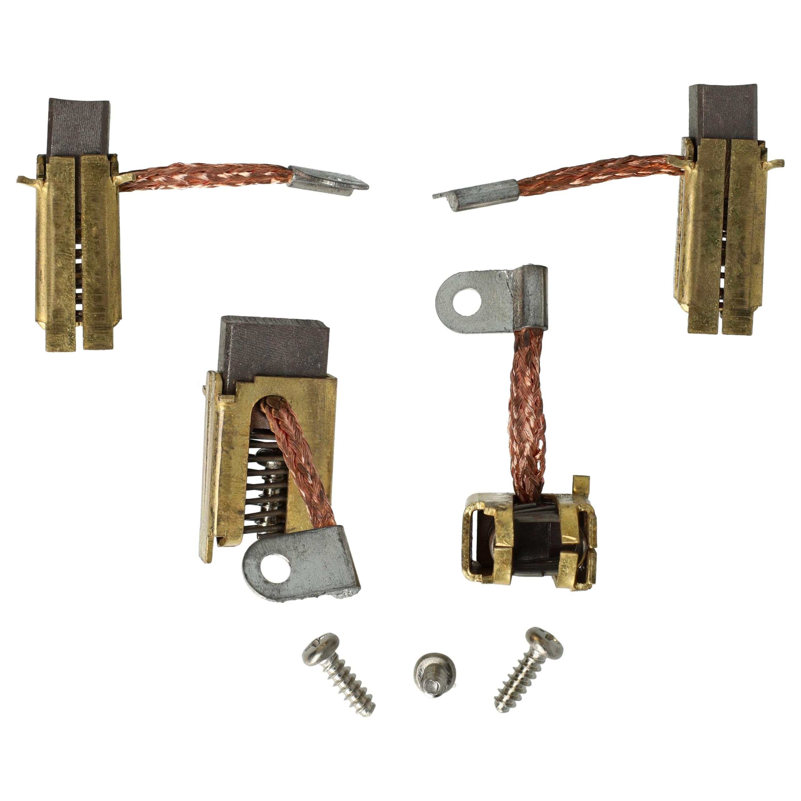 vhbw 4x Spazzola di carbone per motore 16,2 x 15,8 x 8,9 mm compatibile con Dhollandia sponda idraulica