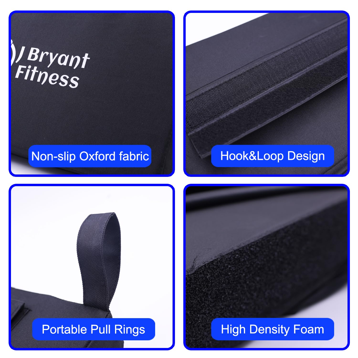 Square Hip Thrust Pad Protective Extra Thick Foam Pad Barbell | UAE - View #2