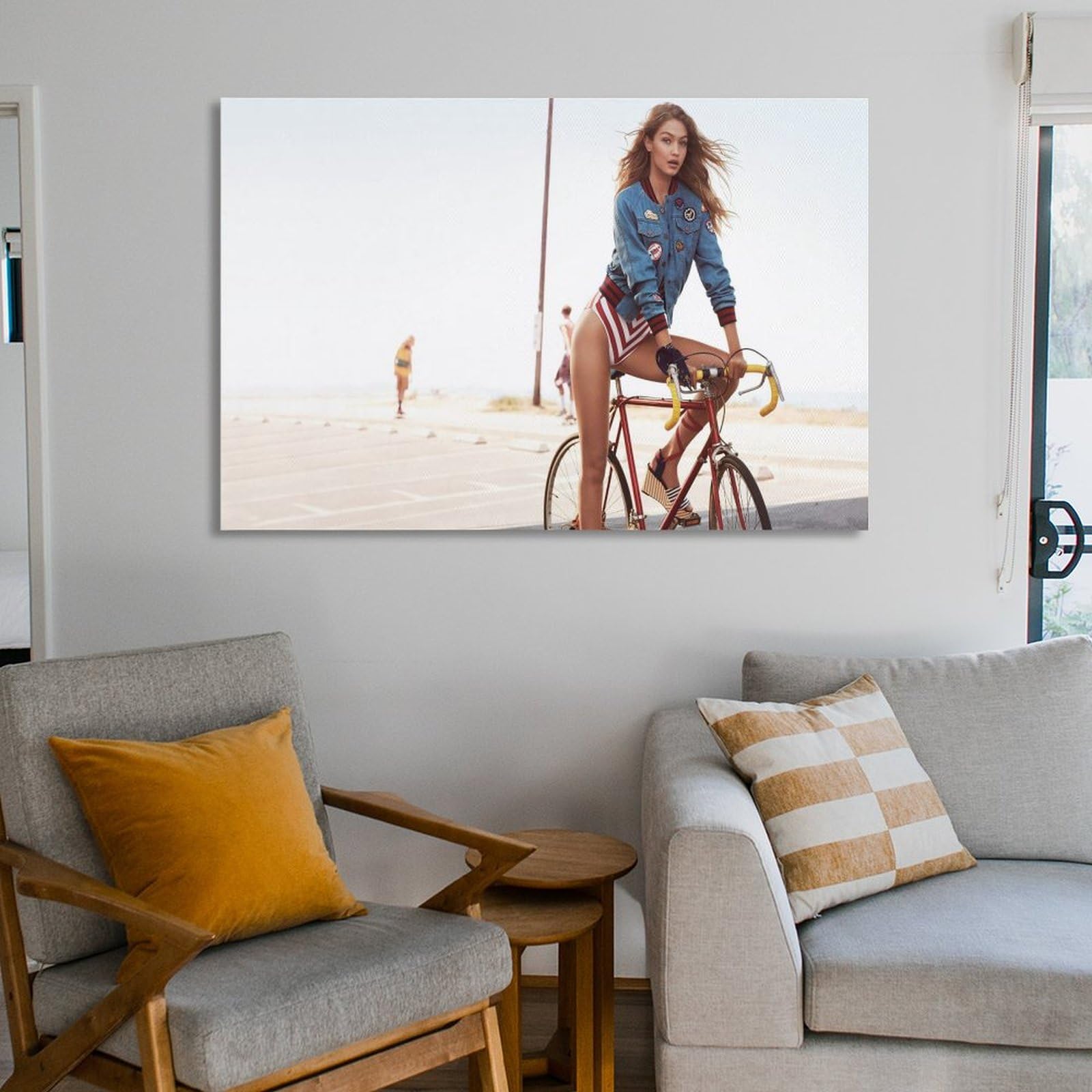 Amazon.co.jp: Gigi Hadid Tommy X Spring Summer Poster 2 Canvas Art