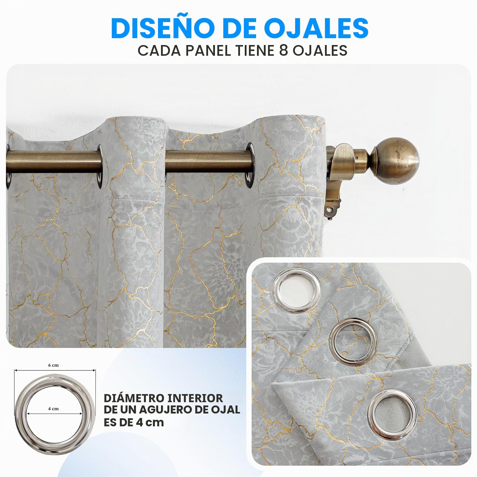 Ystyle Cortinas Salon Terciopelo 2 Piezas con Ojales, 140x260cm, Cortinas Termicas Aislantes Frio Y Calor, Modernas Suave Cortina Habitacion Terciopelo, Beige