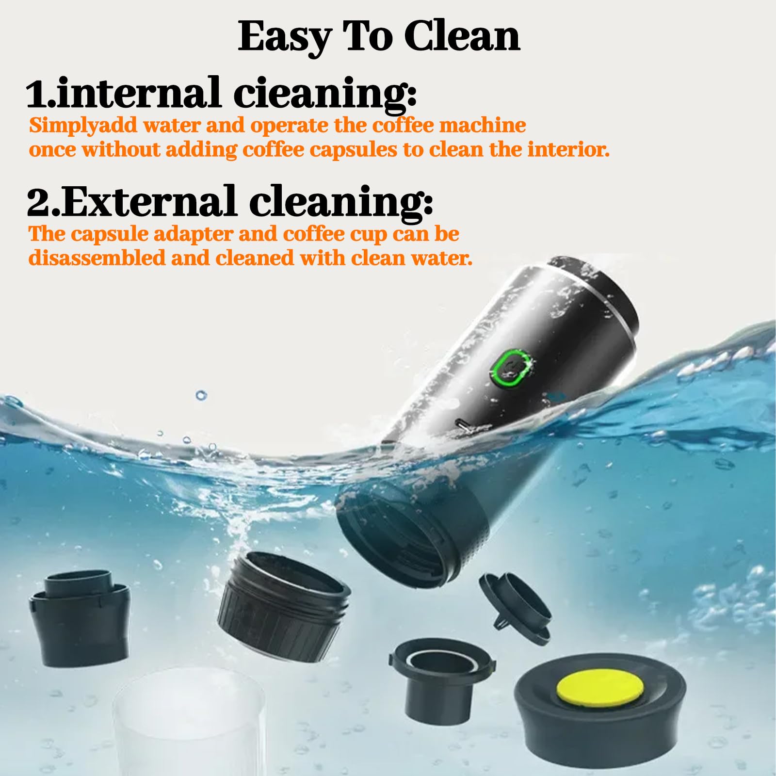 Portable Espresso Machine - Travel Coffee Maker -5
