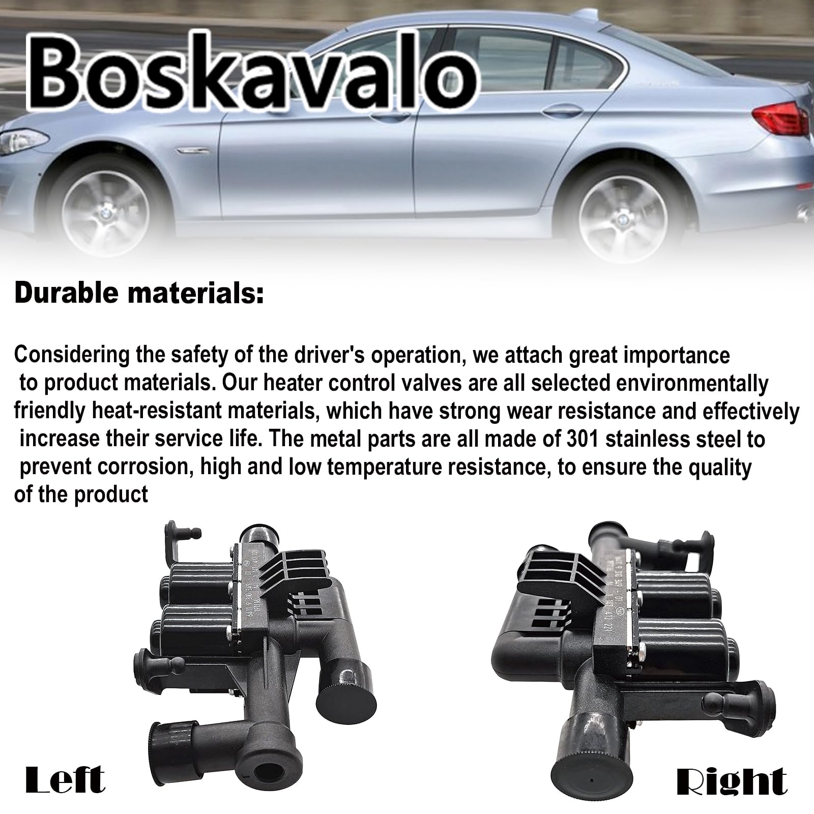 Amazon.com: Boskavalo 64219310349 Heater Control Valve 64119310349  