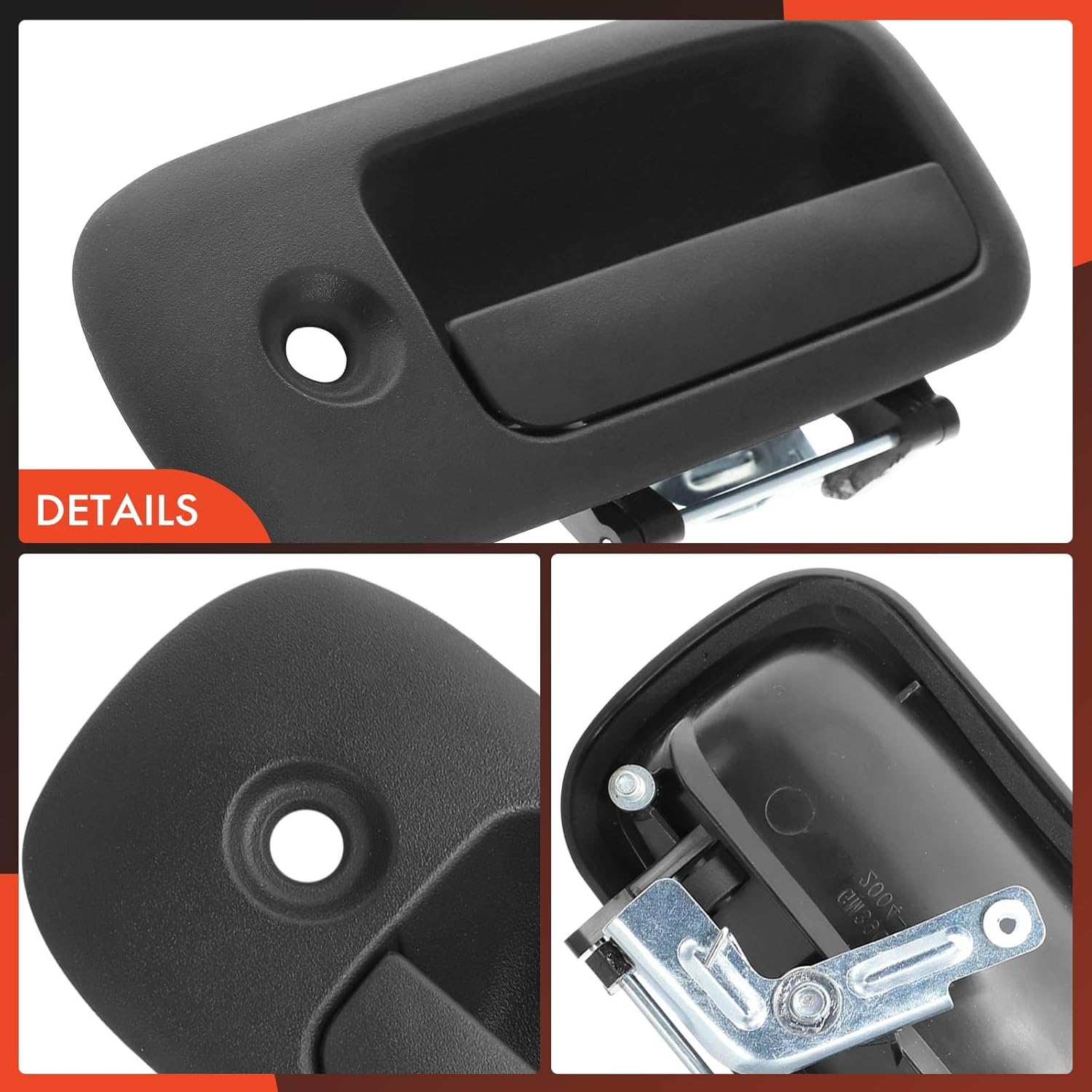 A-Premium Front or Rear Driver Side Exterior Door Handle Compatible with Chevrolet C4500 Kodiak, C5500 Kodiak, C6500 Kodiak, C7500 Kodiak, C8500 & GMC C4500 Topkick, C8500 Topkick & Isuzu HTR, HVR