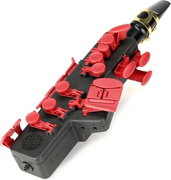 Travel Sax 2 (Red Brick) Compact Digital Saxophone for Silent Practice Anywhere | Lightweight Electronic Sax with Real Alto Mouthpiece, Built-in Speaker, Bluetooth MIDI/Audio, USB-C, 70+ Internal